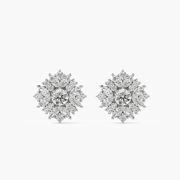 Elara Floral Spark Studs