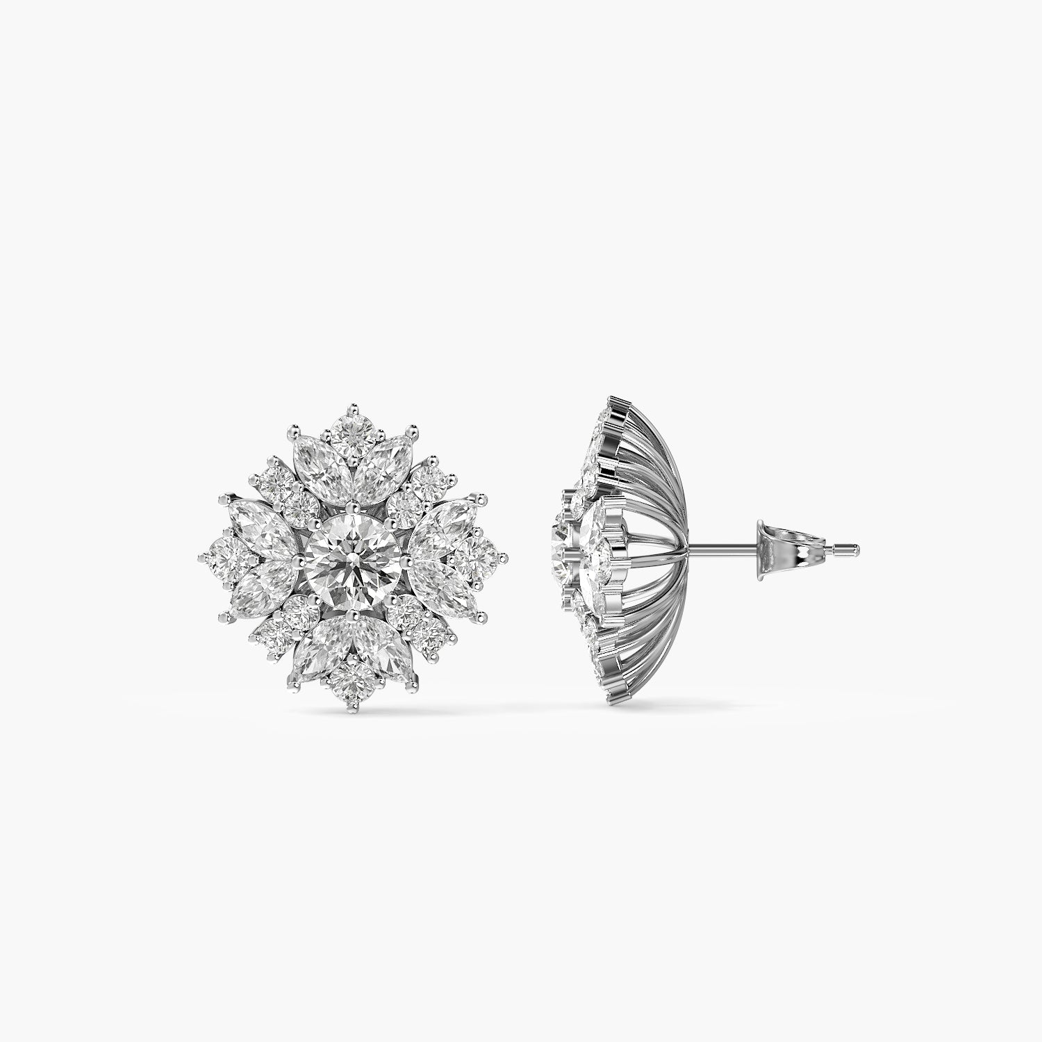 Elara Floral Spark Studs
