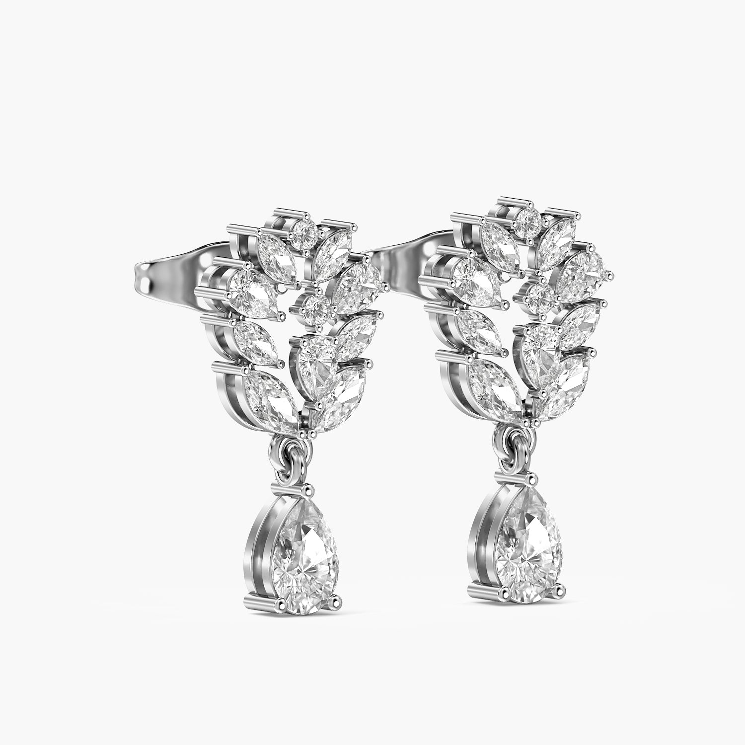 Liora Leaf Drop Earrings