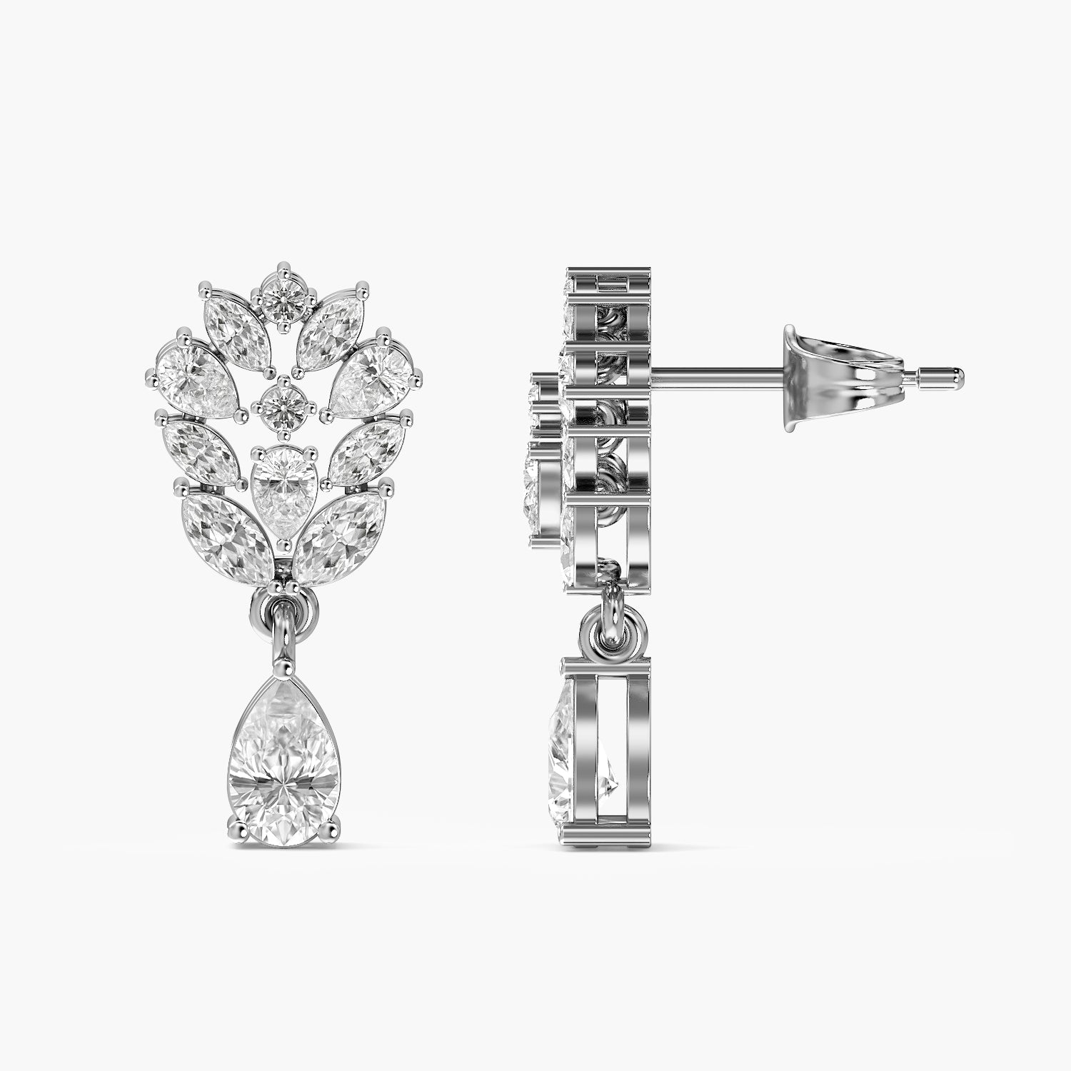 Liora Leaf Drop Earrings