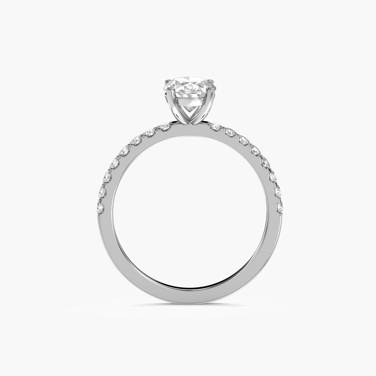 Classic Oval Solitaire Ring - Moena