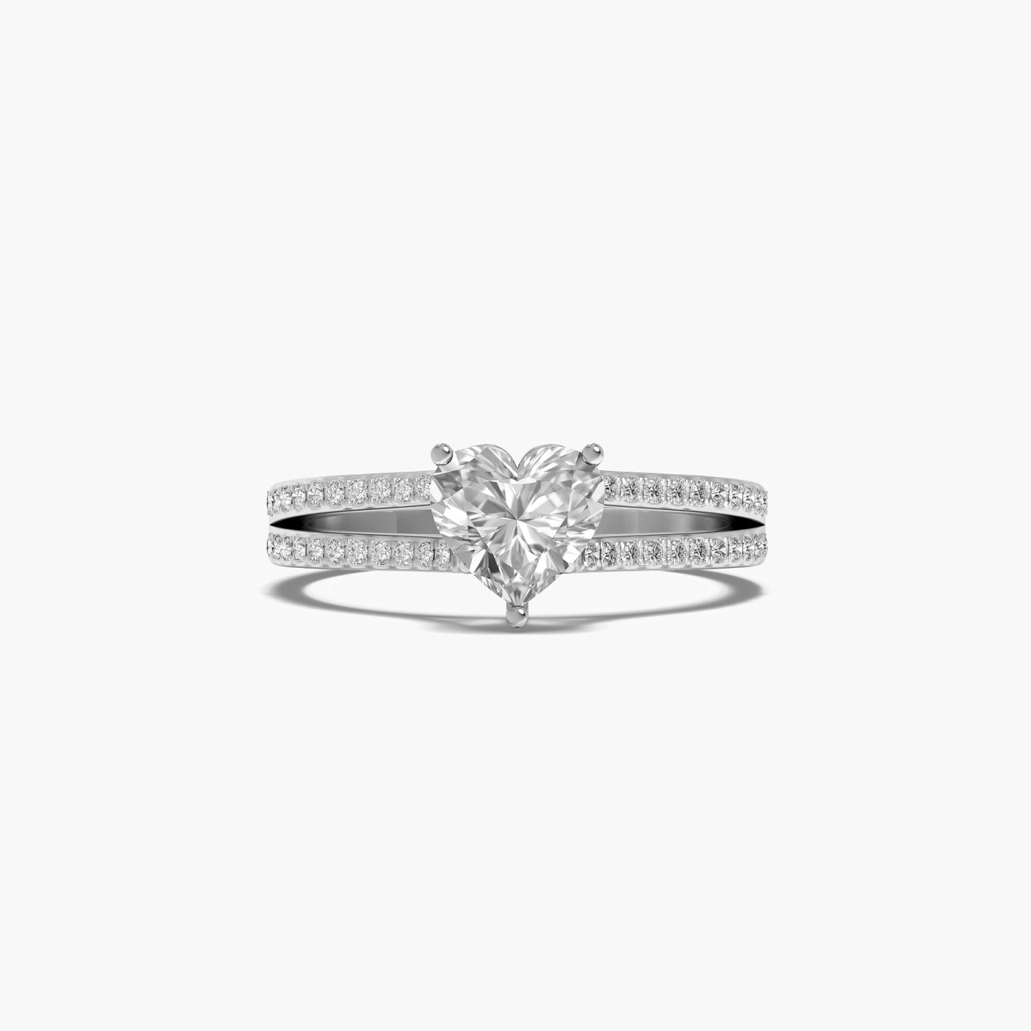 Heart Solitaire Lab-Grown Diamond Ring - Moena