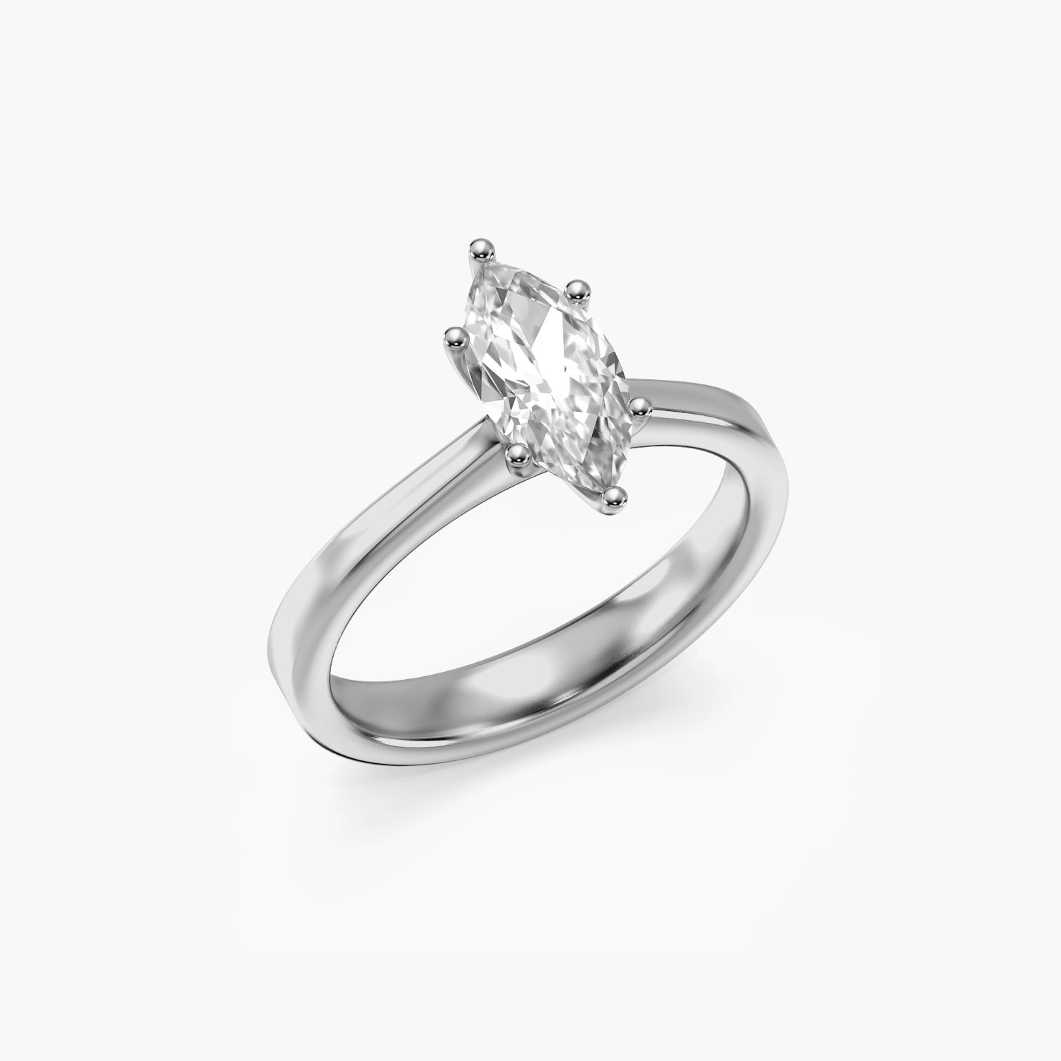 Elara Marquise Solitaire Ring