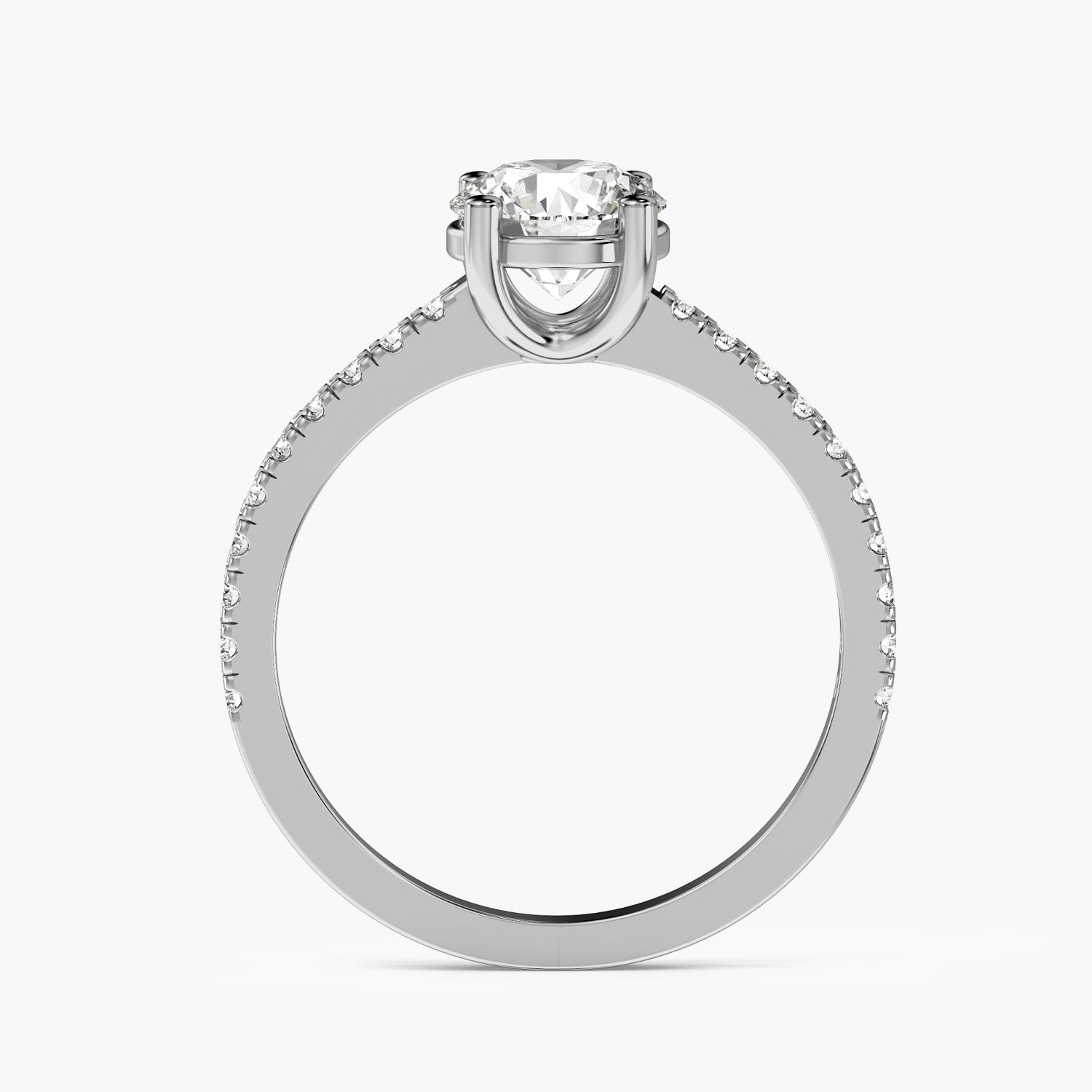 Minimalist Gold Solitaire Ring