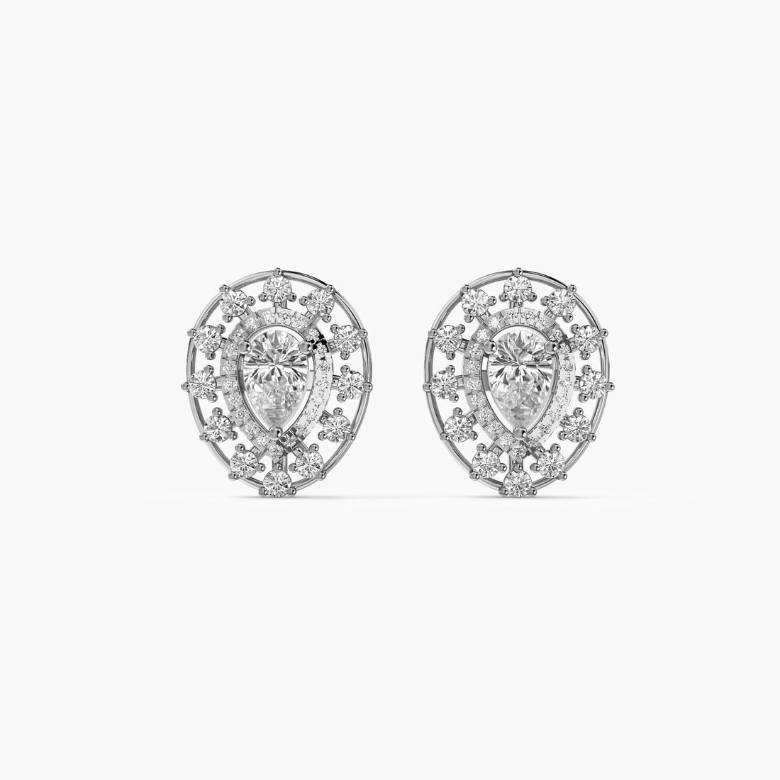 Radiance Pear Diamond Studs