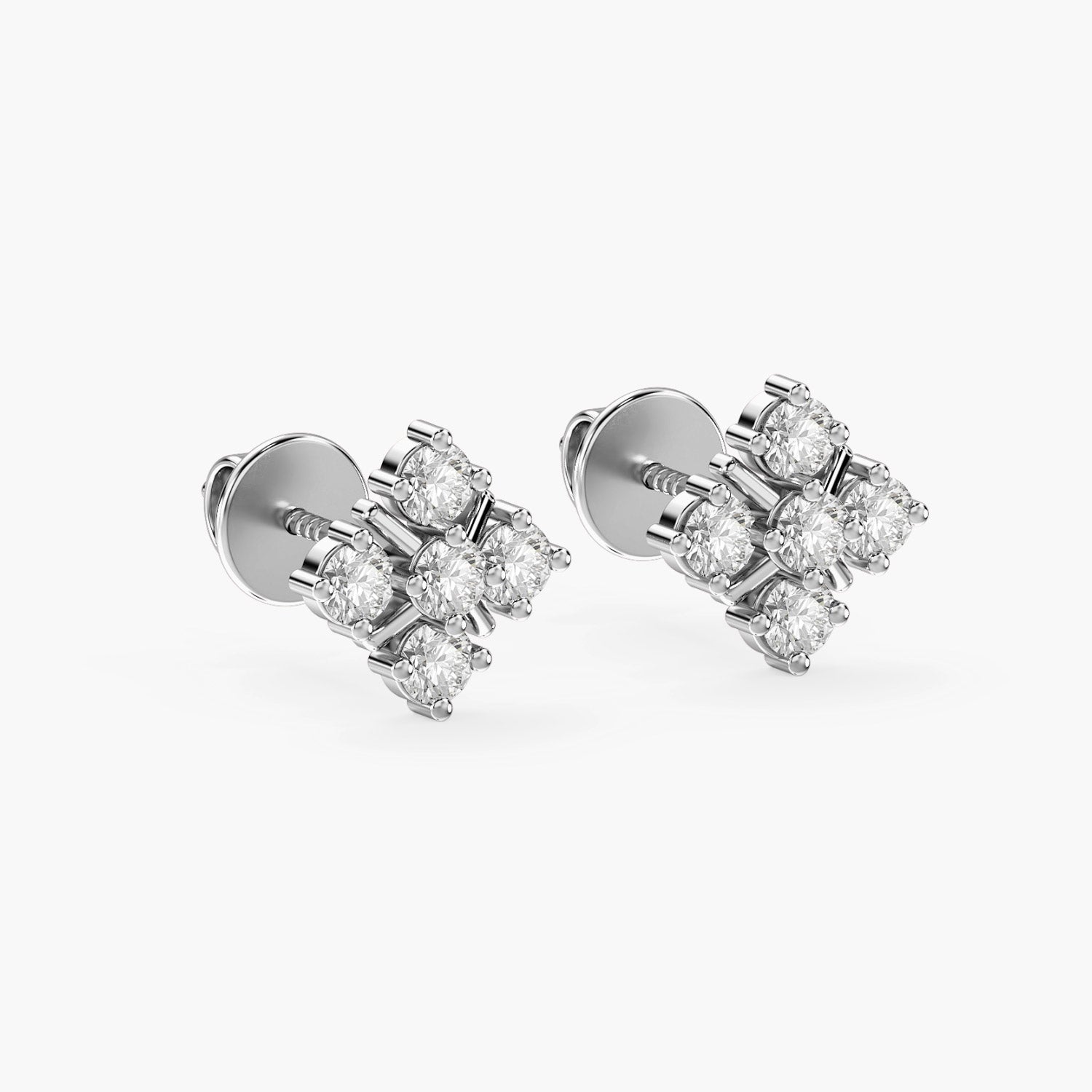 Diamond Mosaic Earrings - Moena