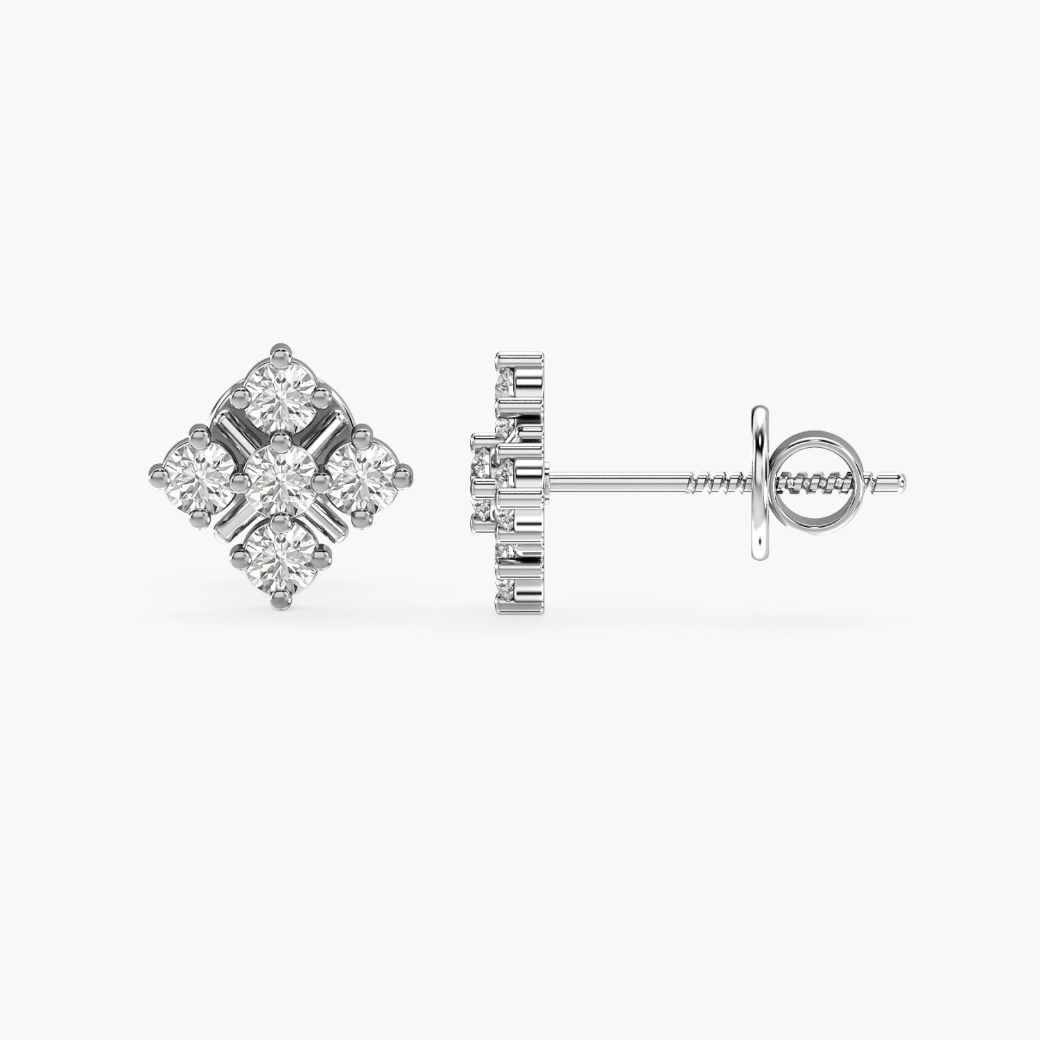 Diamond Mosaic Earrings - Moena