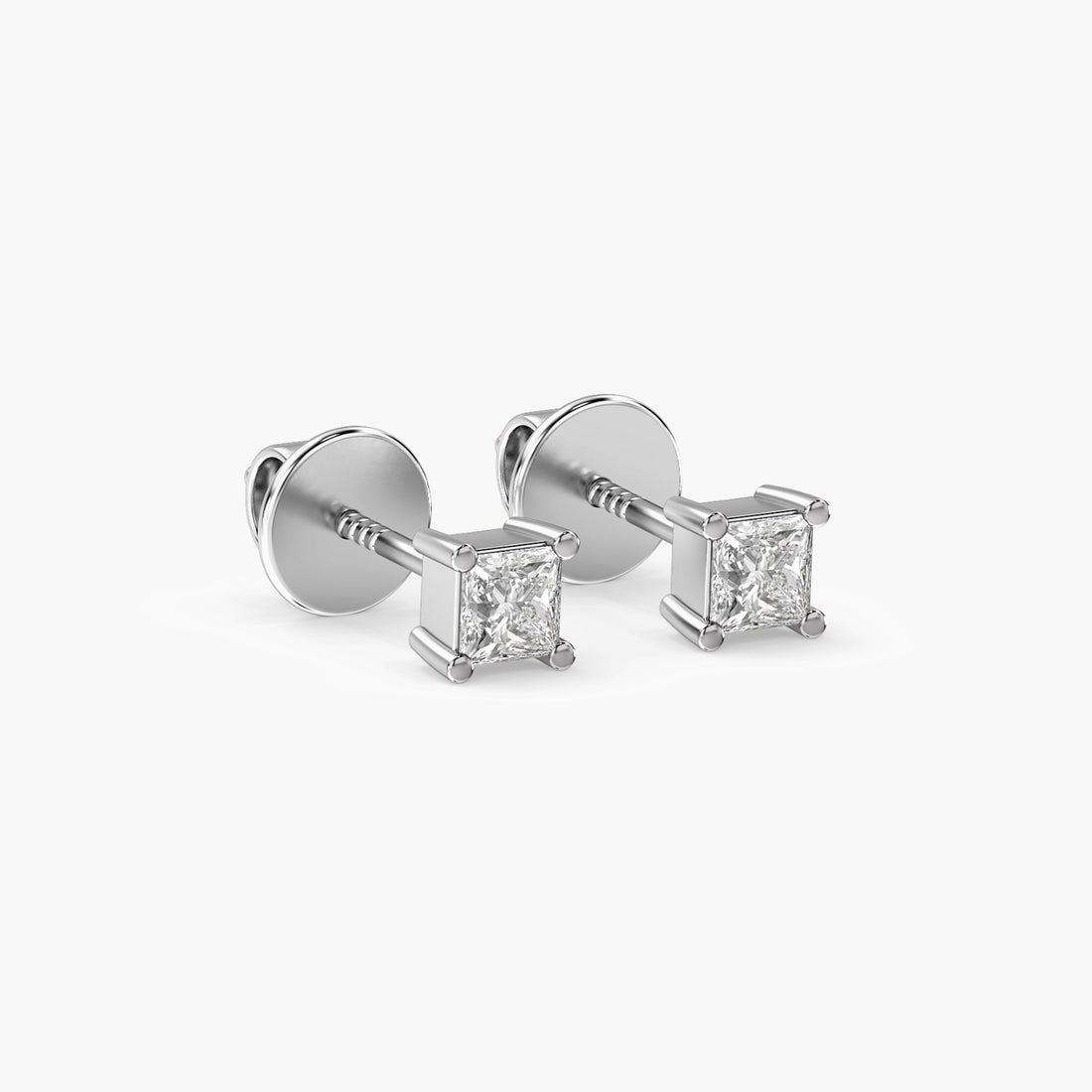 Starlit Elegance - 3D View in White Gold - Diamond Jewellery by Moena