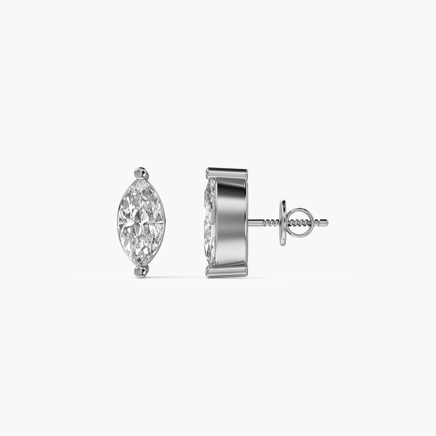 Marquise Glow Diamond Studs