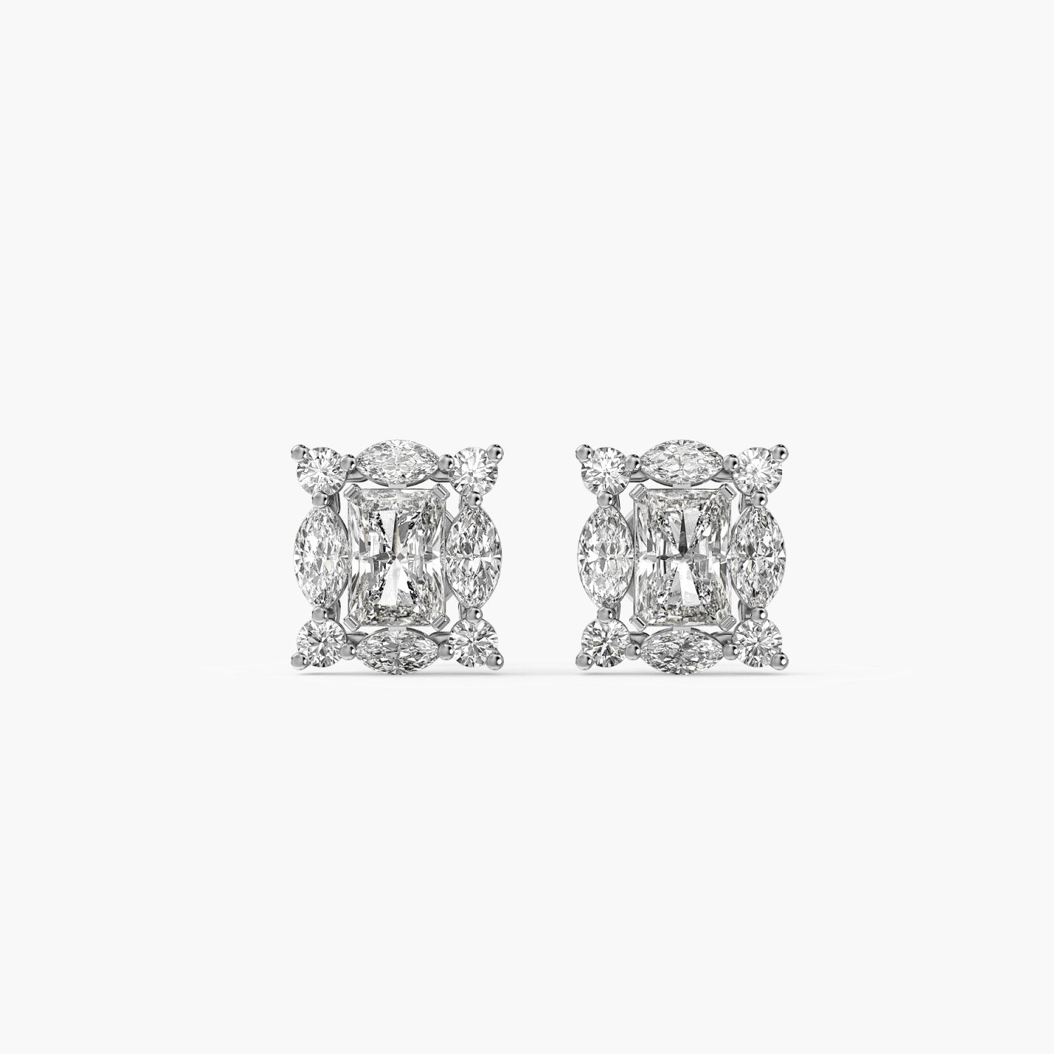 Regal Radiance Stud Earrings