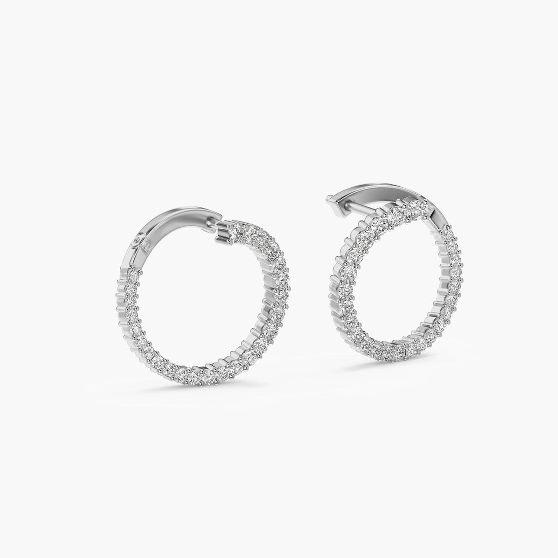 Infinite Glow - 3D View in White Gold - Diamond Jewellery by Moena