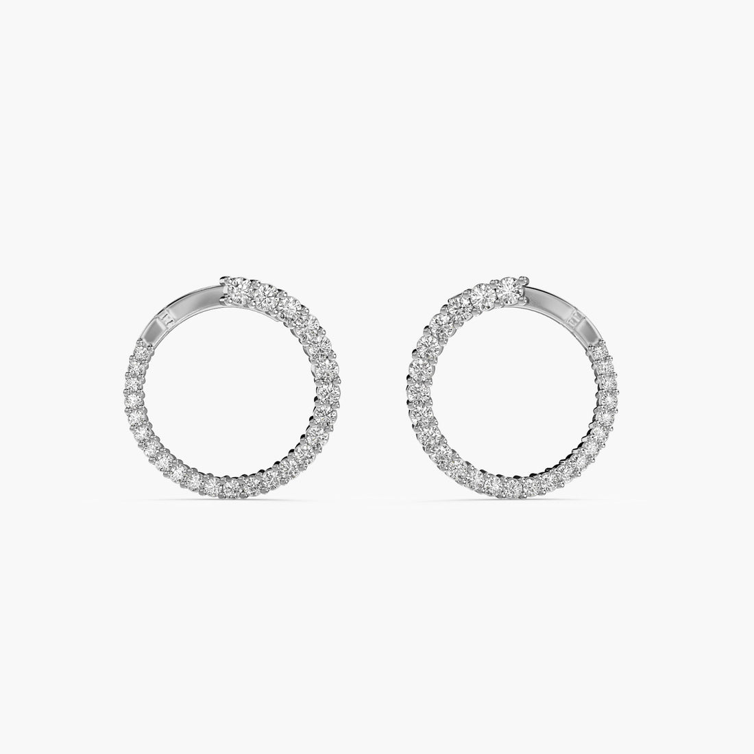 Infinite Glow - Front View in White Gold - Diamond Jewellery by Moena