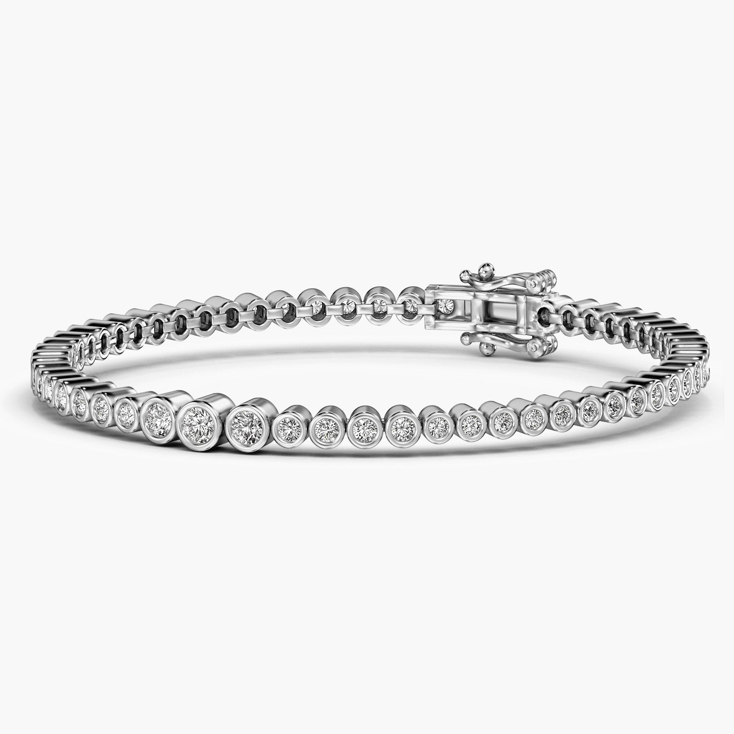 Bezel Bold Diamond Bracelet
