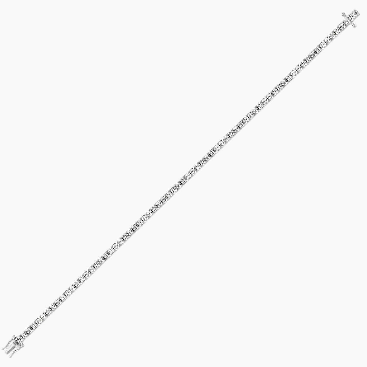 Grace Line 0.03 ct Diamond Tennis Bracelet