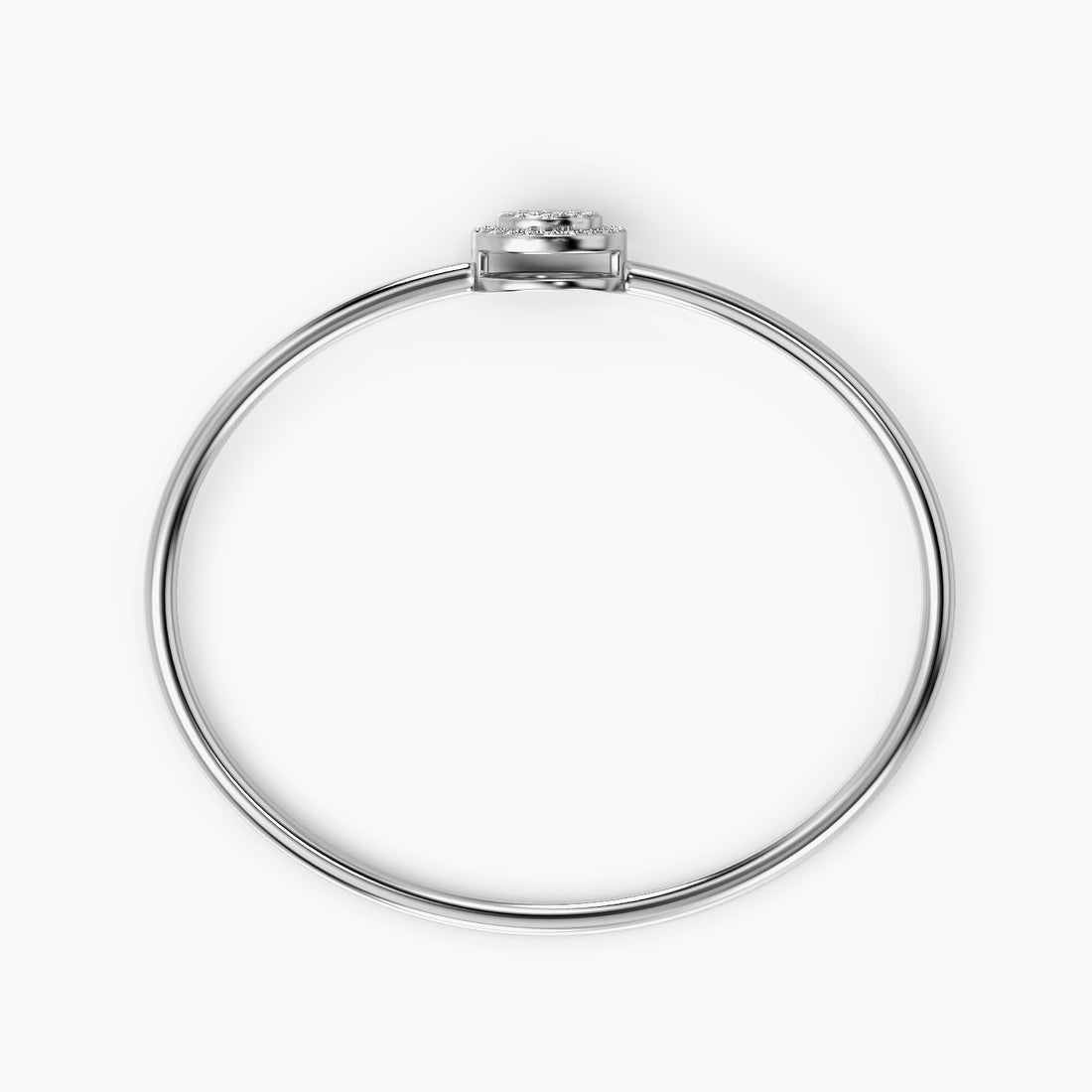 Regent Glow Bracelet - Standard View in White Gold - Diamond Bracelet by Moena
