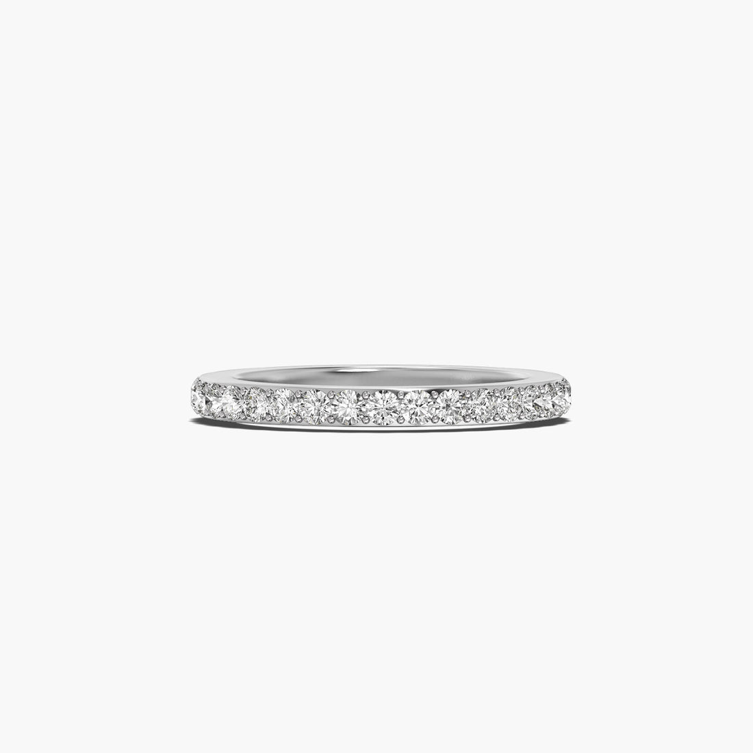 Eternal Touch - Top View in White Gold - Diamond Ring by Moena