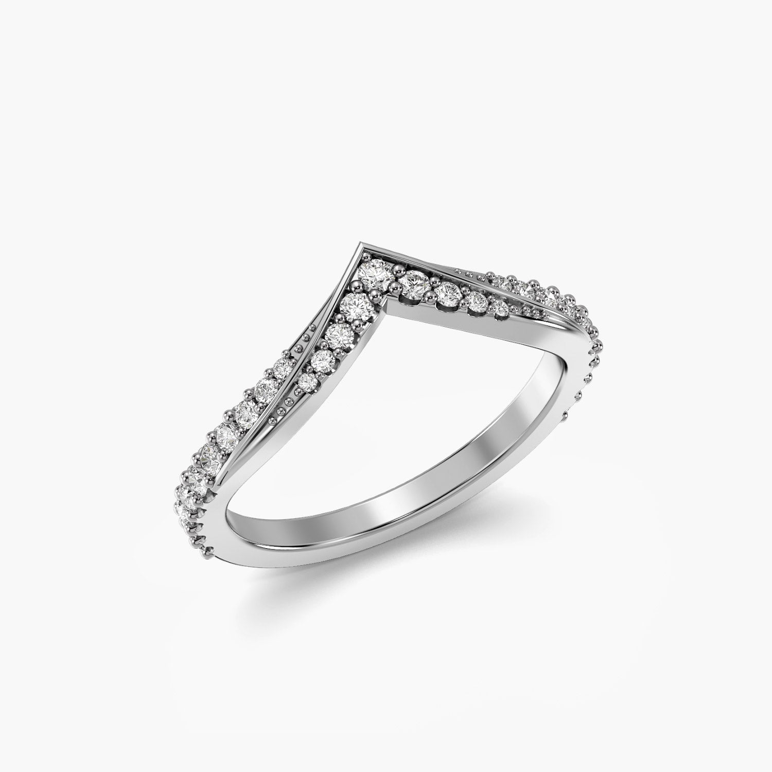Elegant Chevron Ring - Moena