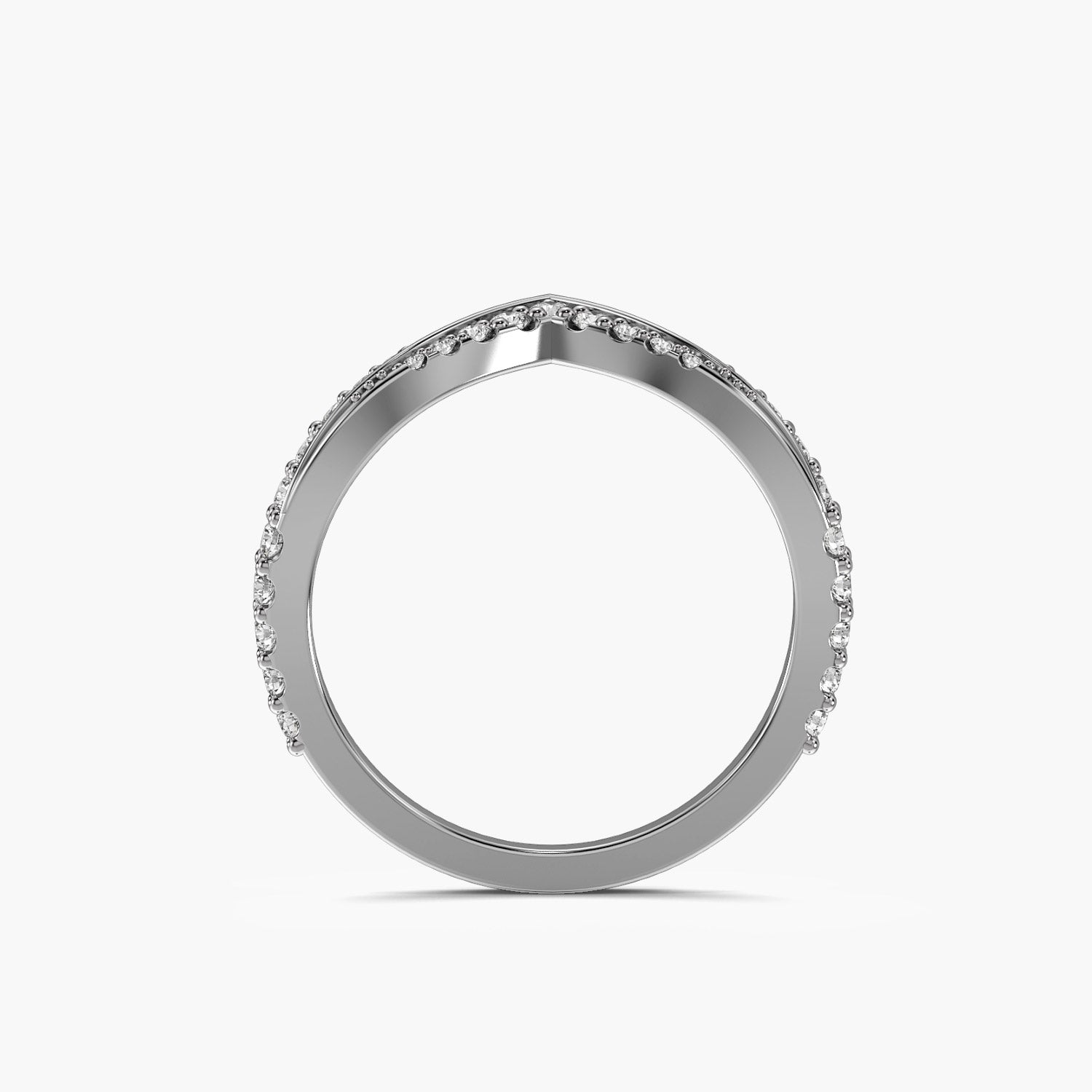 Elegant Chevron Ring - Moena