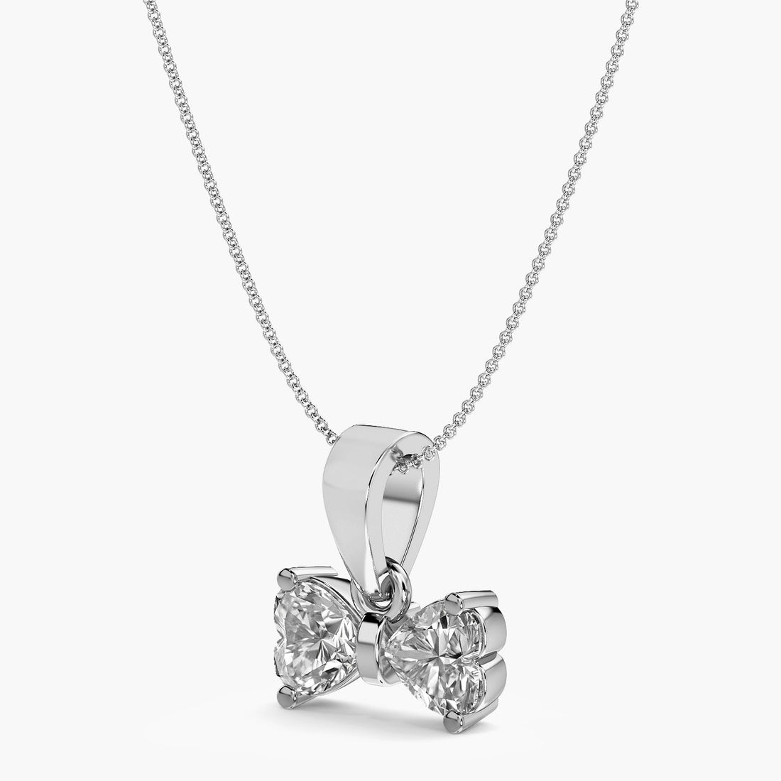 Heart Bow Pendant - Moena