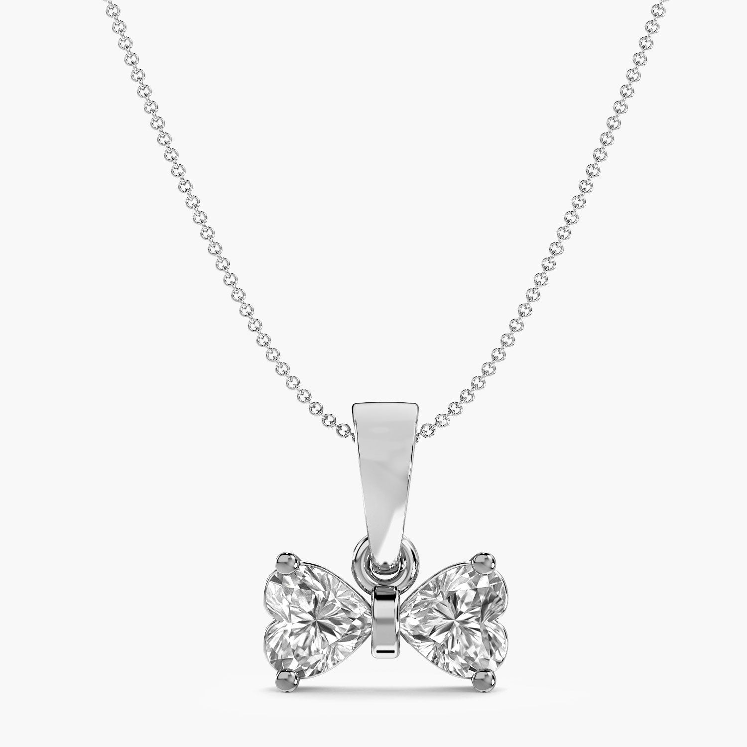 Heart Bow Pendant - Moena