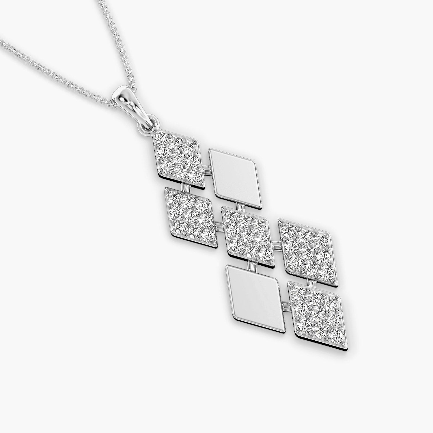 Geometric Glam Pendant - Moena