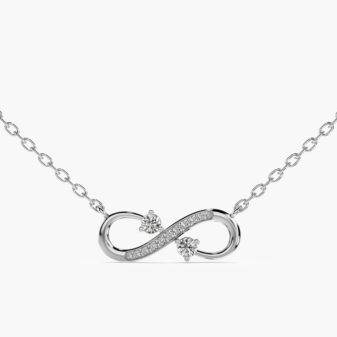 Infinity Spark Lab-Grown Diamond Pendant (With Chain) - Moena