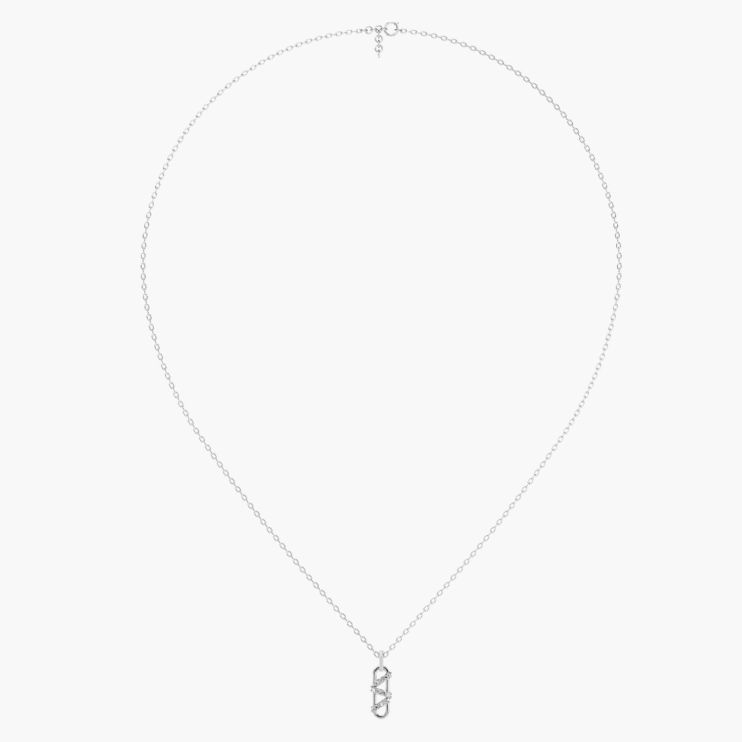 Criss-Cross Link Pendant