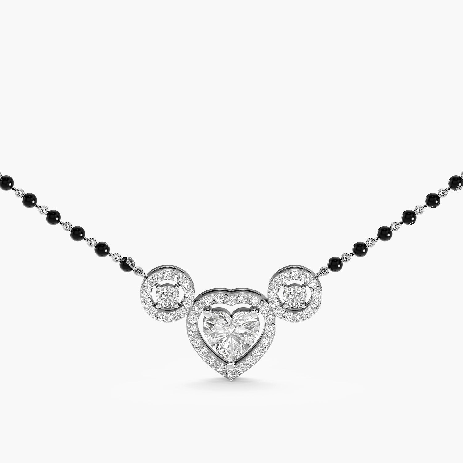 Heart Halo Mangalsutra