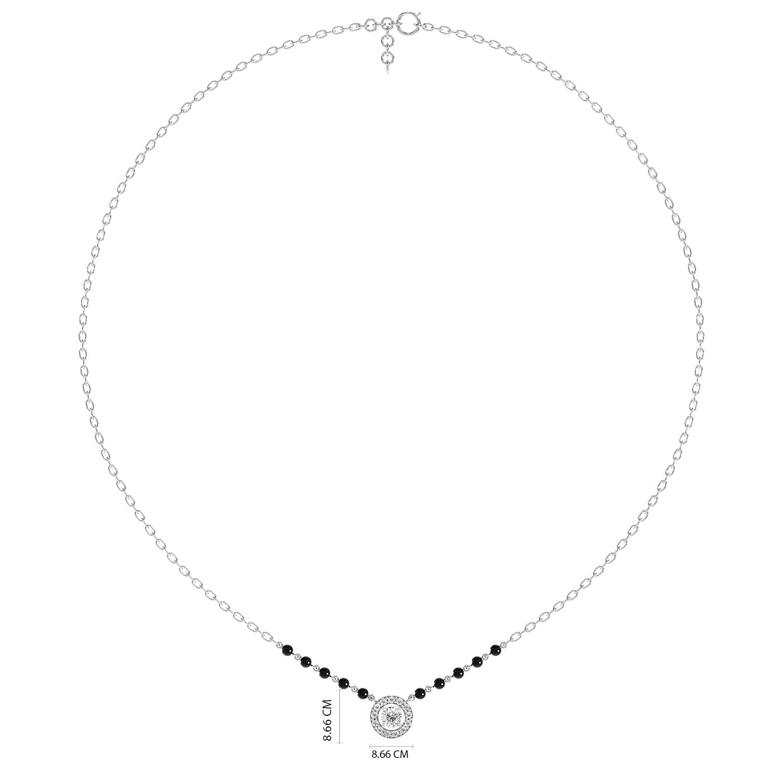 Circle Halo Mangalsutra