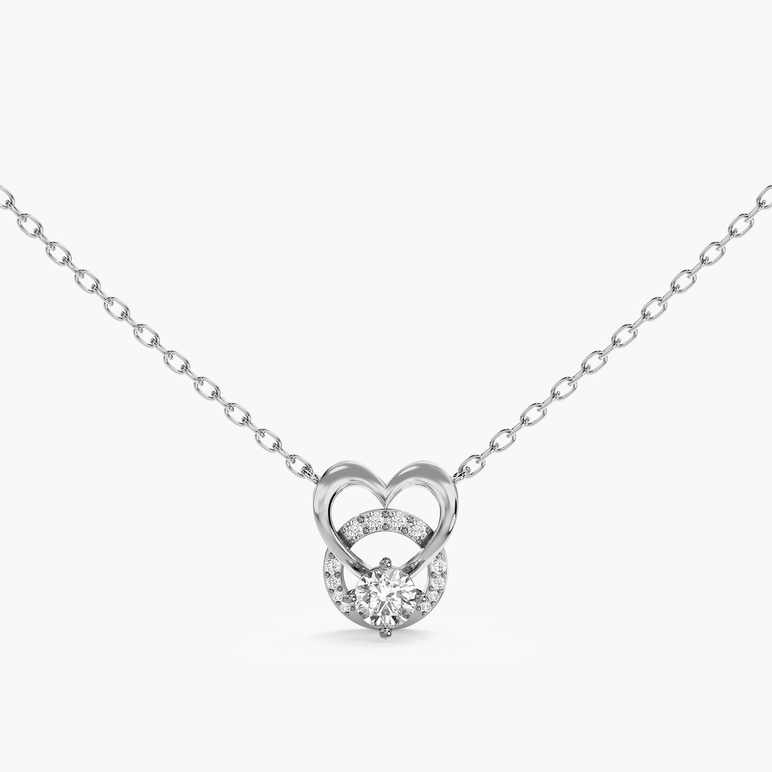 Twin Heart Diamond Mangalsutra