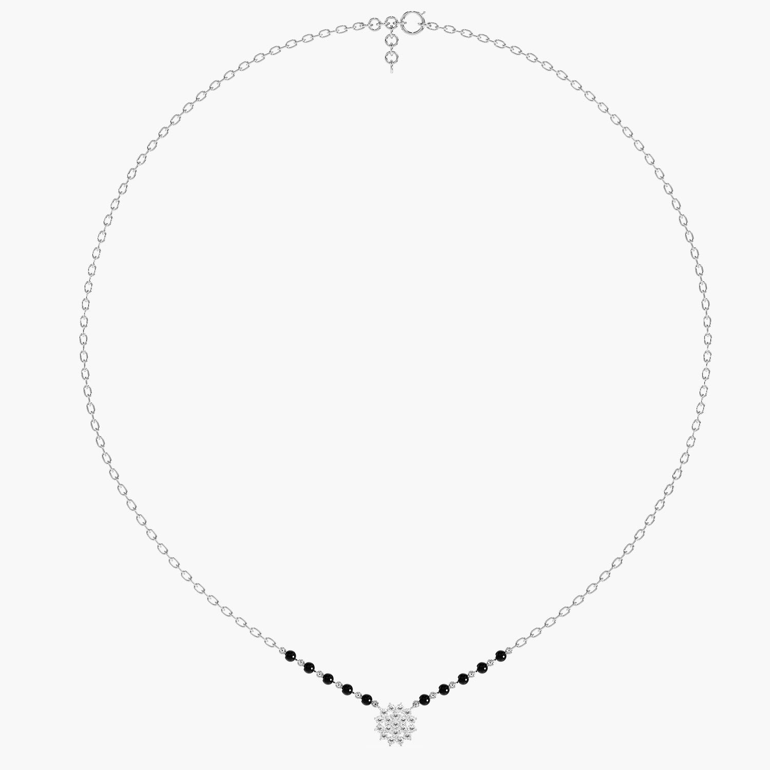 Classic Floral Cluster Mangalsutra