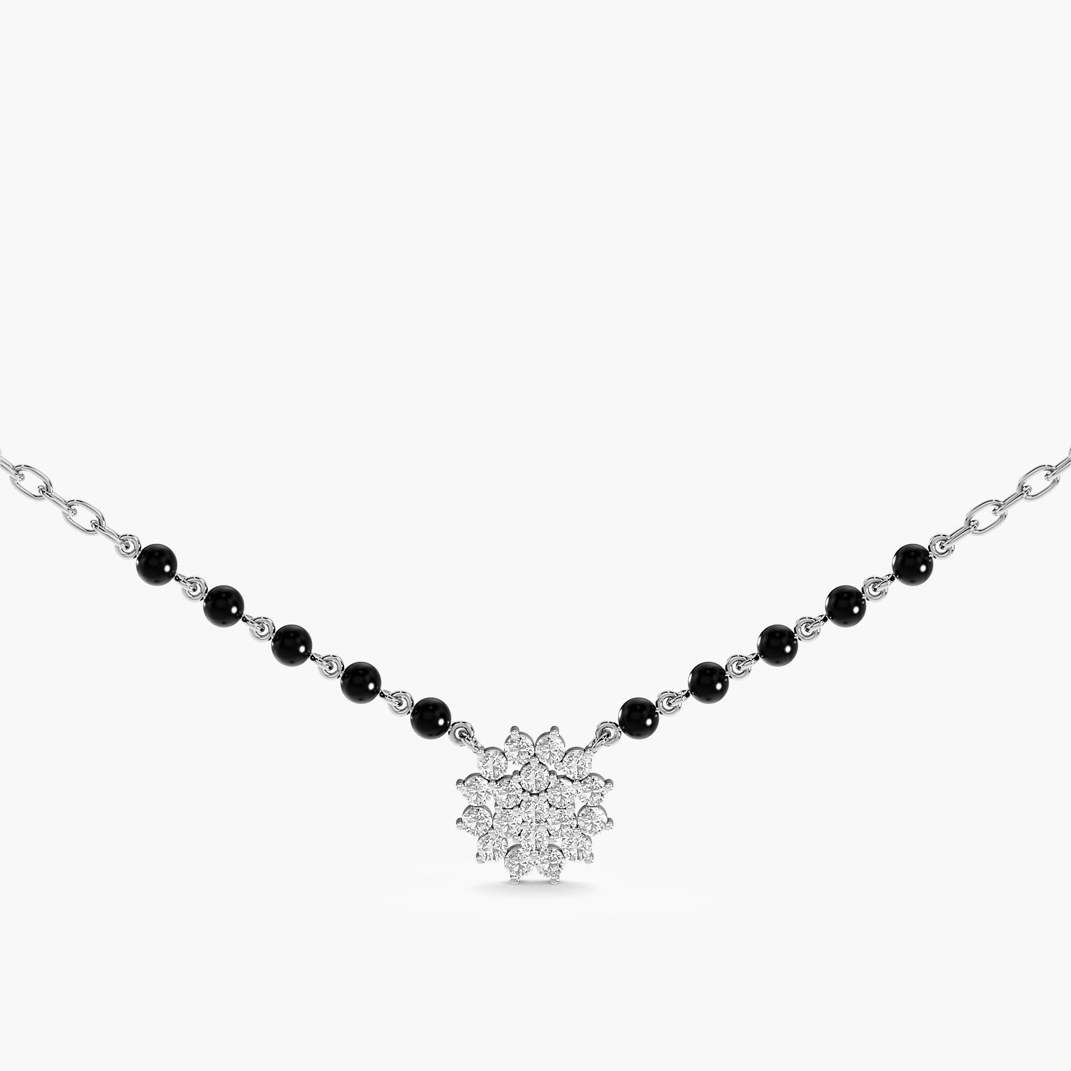 Classic Floral Cluster Mangalsutra