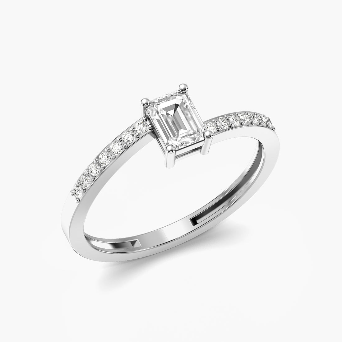 Elara Emerald Lab-Grown Diamond Ring