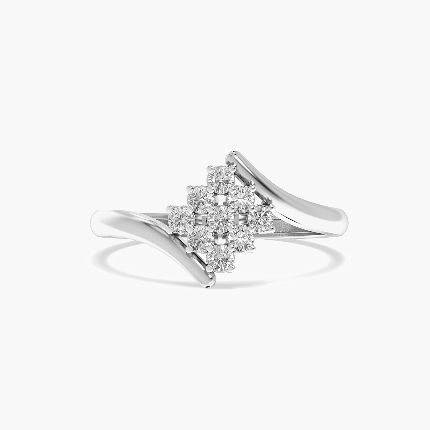 Aurora Cluster Lab-Grown Diamond Ring