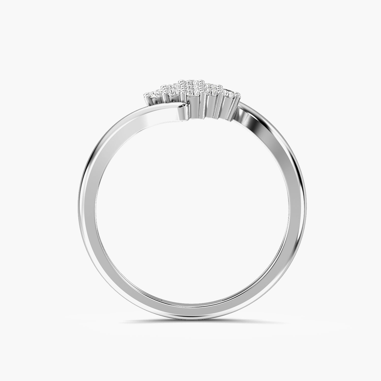 Aurora Cluster Lab-Grown Diamond Ring