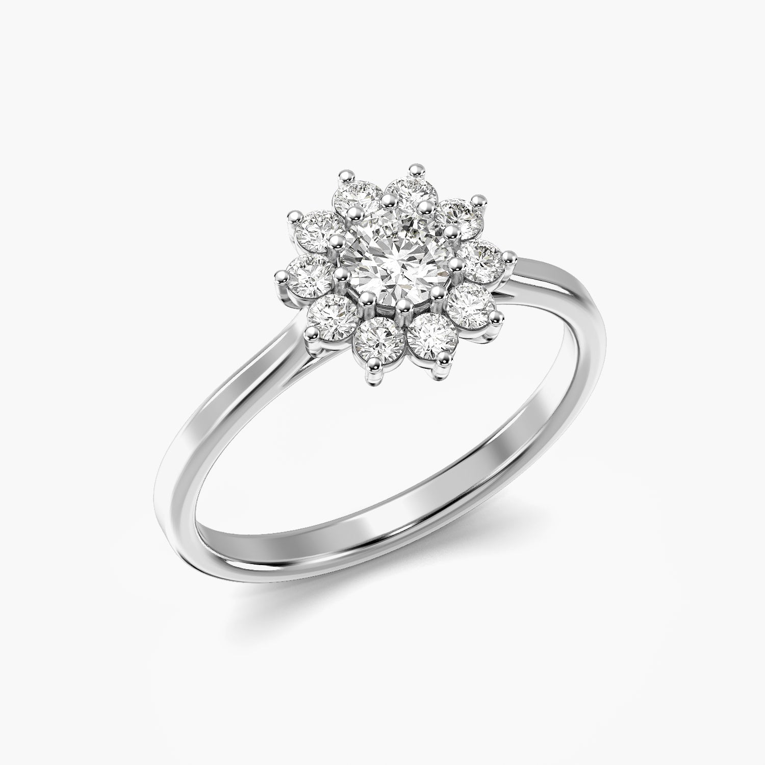 Aurelia Halo Lab-Grown Diamond Ring