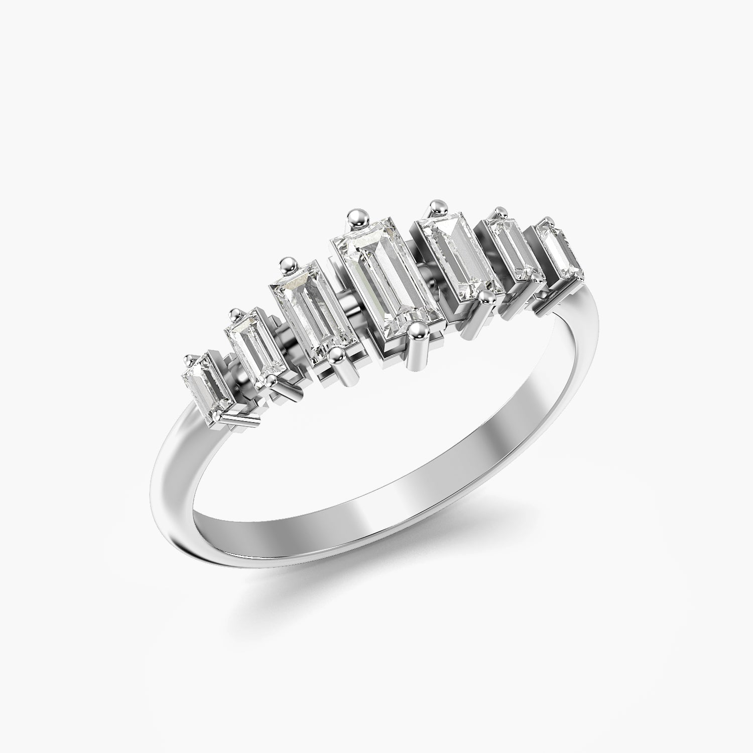 Radiant Baguette Lab-Grown Diamond Ring