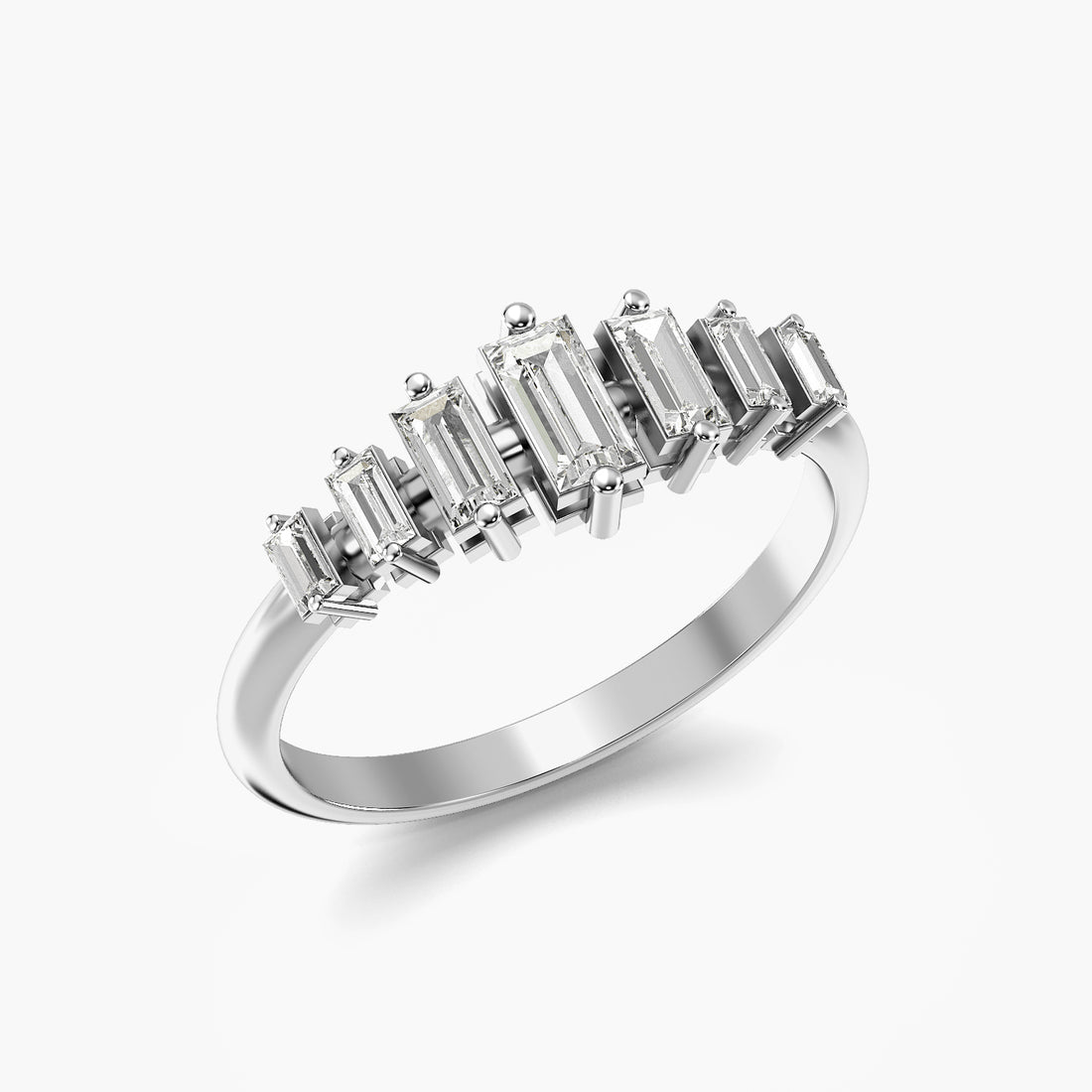 Radiant Baguette Lab-Grown Diamond Ring