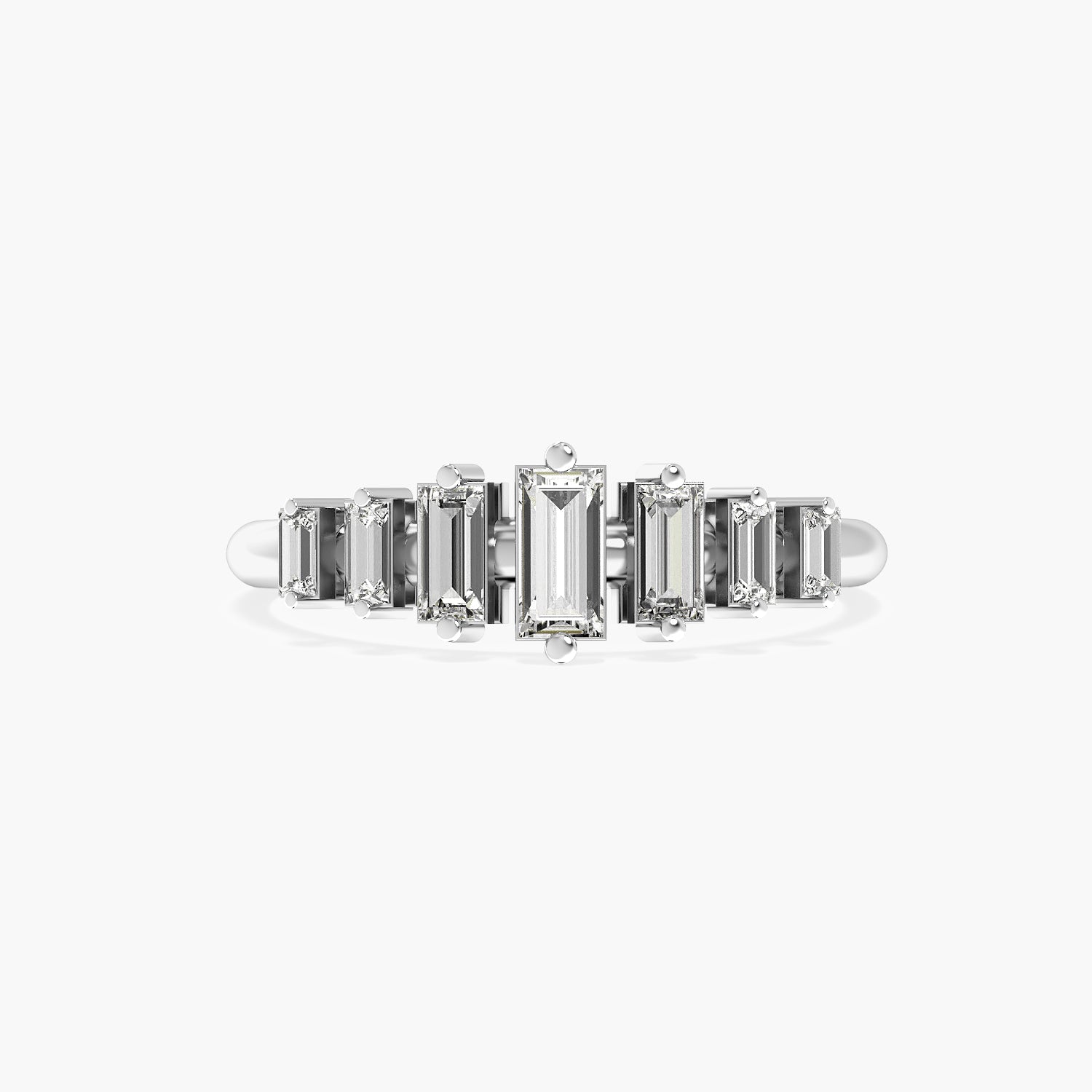 Radiant Baguette Lab-Grown Diamond Ring