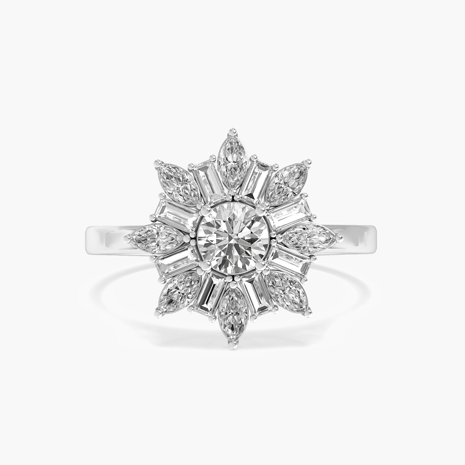 Sunblossom Lab-Grown Diamond Ring