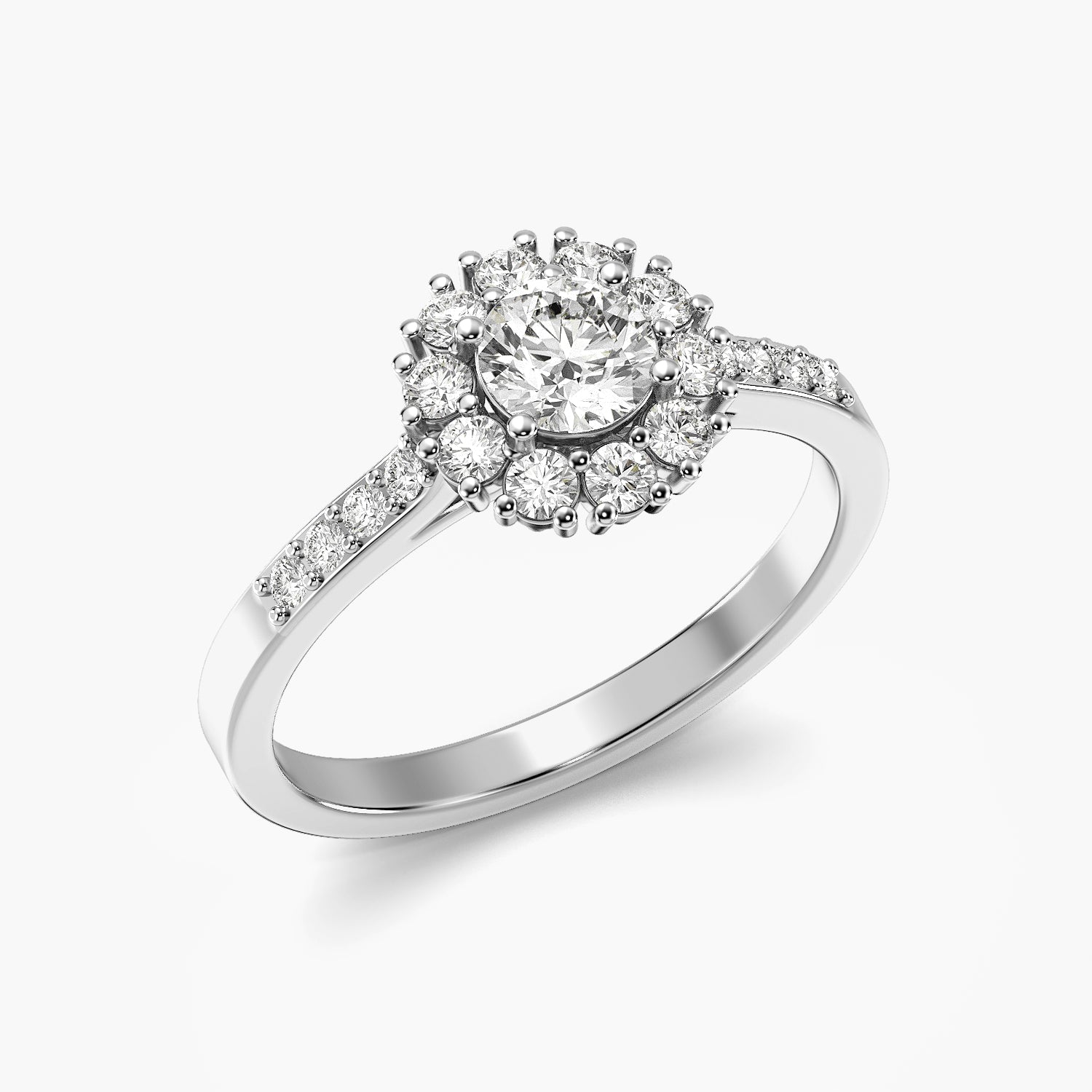 Celestia Halo Lab-Grown Diamond Ring