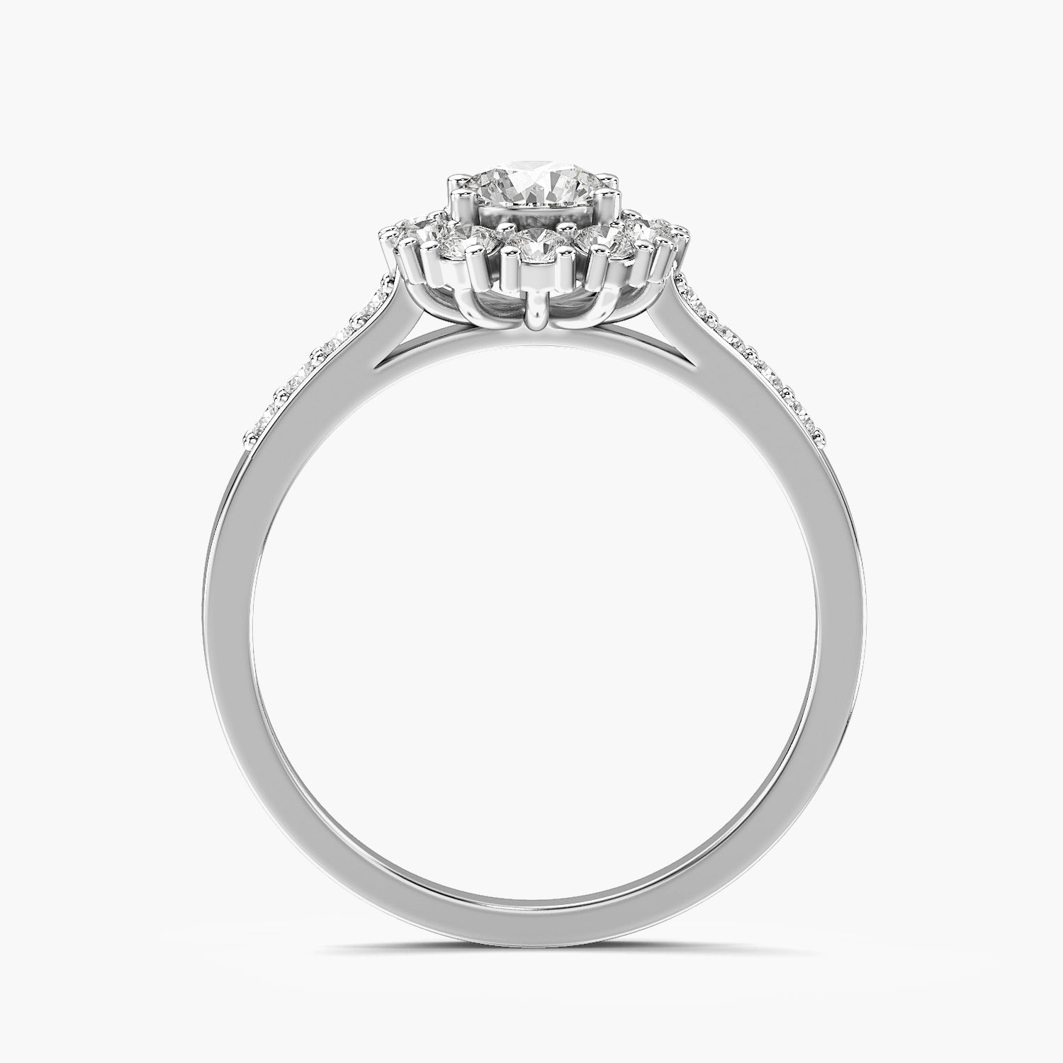 Celestia Halo Lab-Grown Diamond Ring