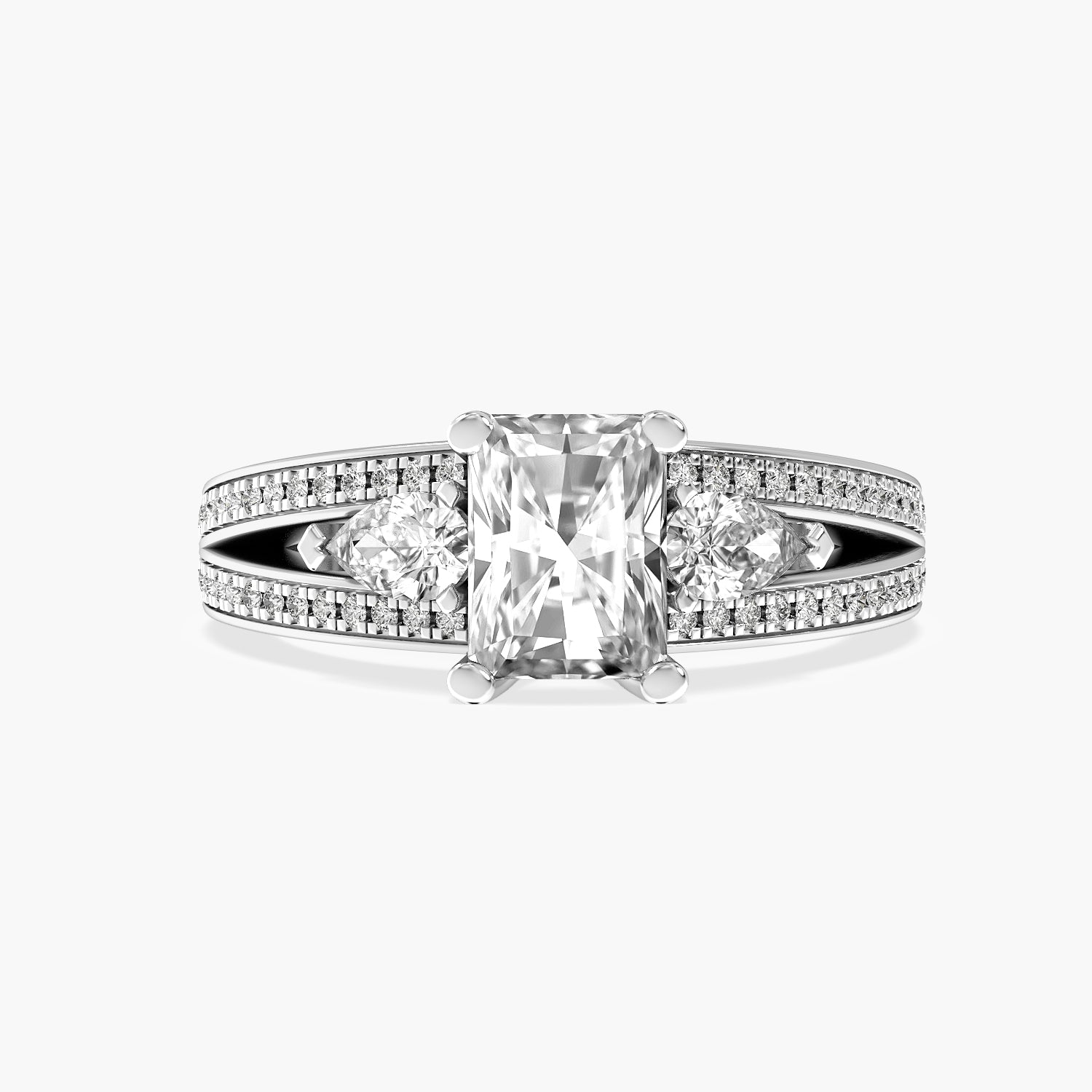 Aurora Radiant Lab Grown Diamond Ring