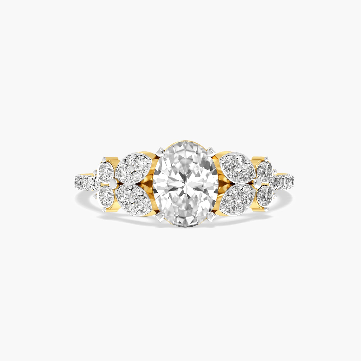 Aurelle Oval Blossom Ring