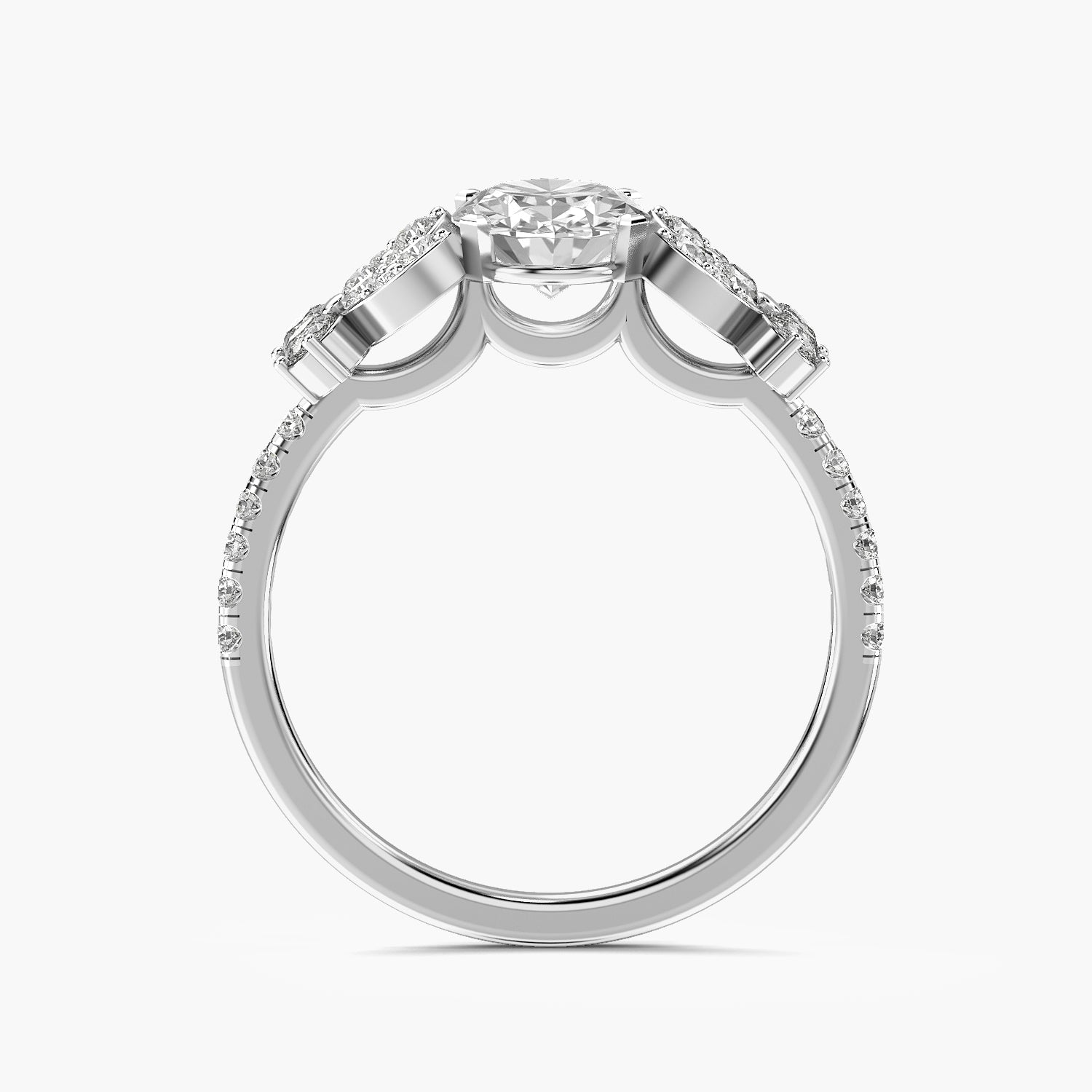 Aurelle Oval Blossom Ring