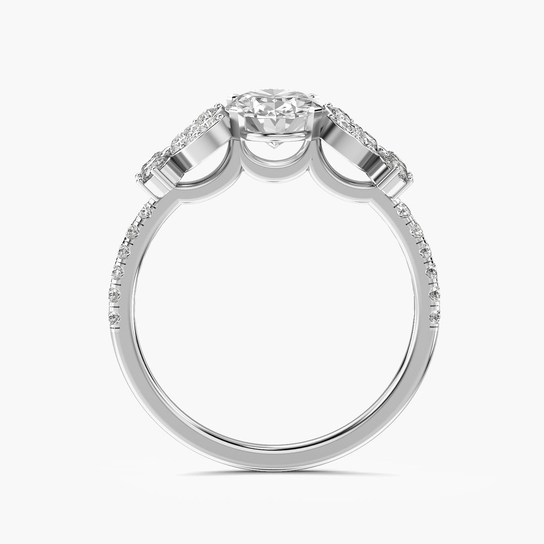 Aurelle Oval Blossom Ring