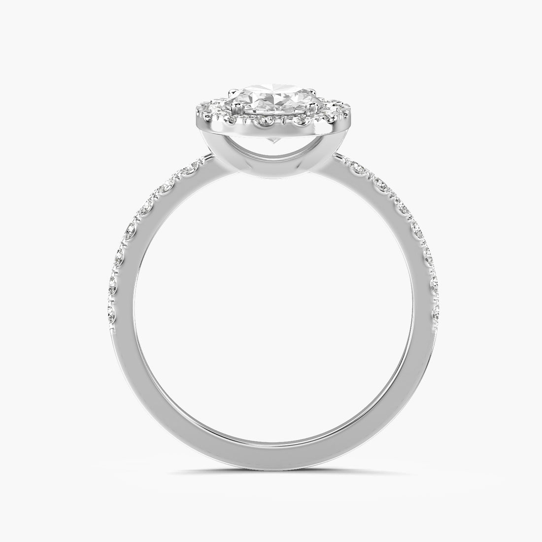 Aurelle Oval Halo Ring
