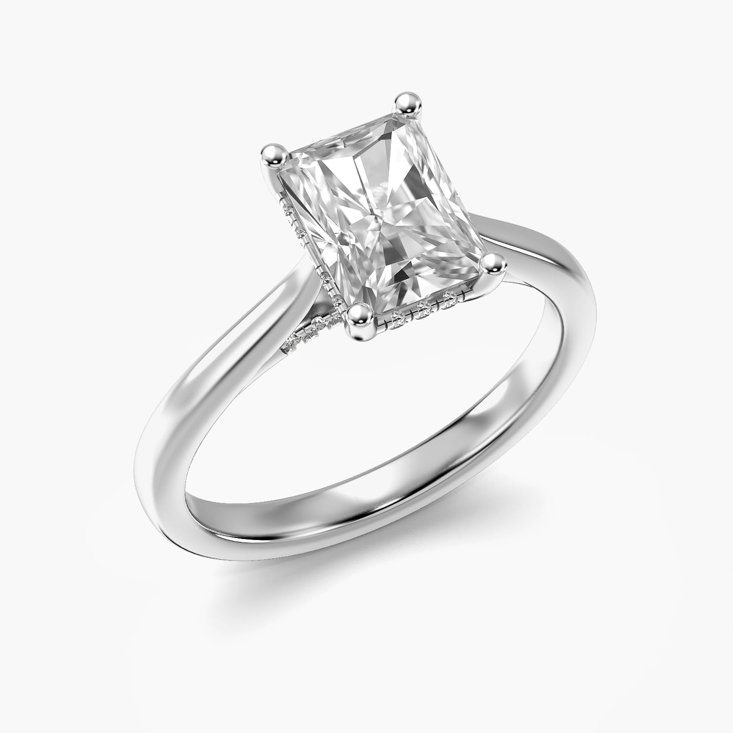 Radiant Arch Lab Grown Diamond Ring