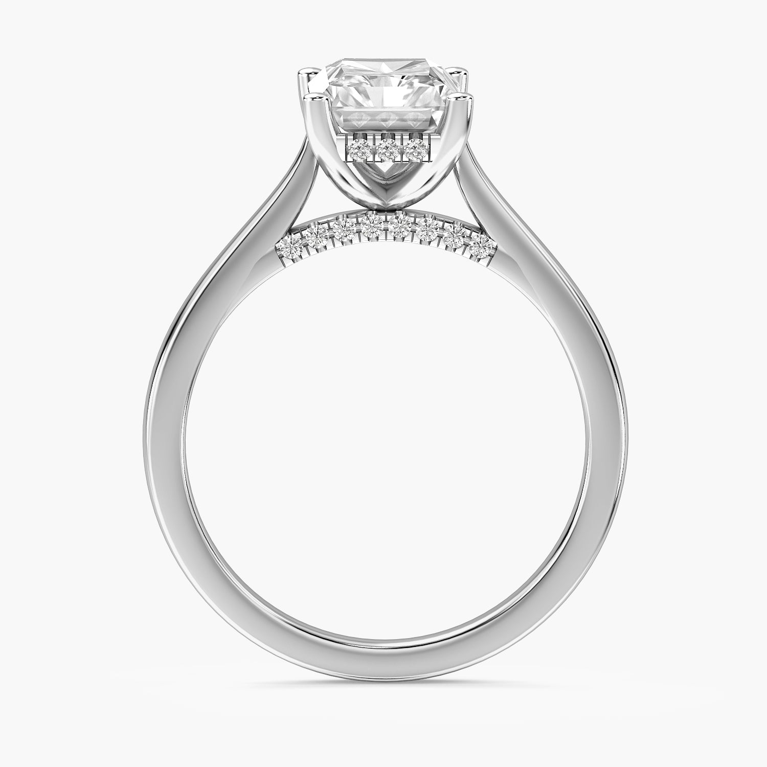 Radiant Arch Lab Grown Diamond Ring