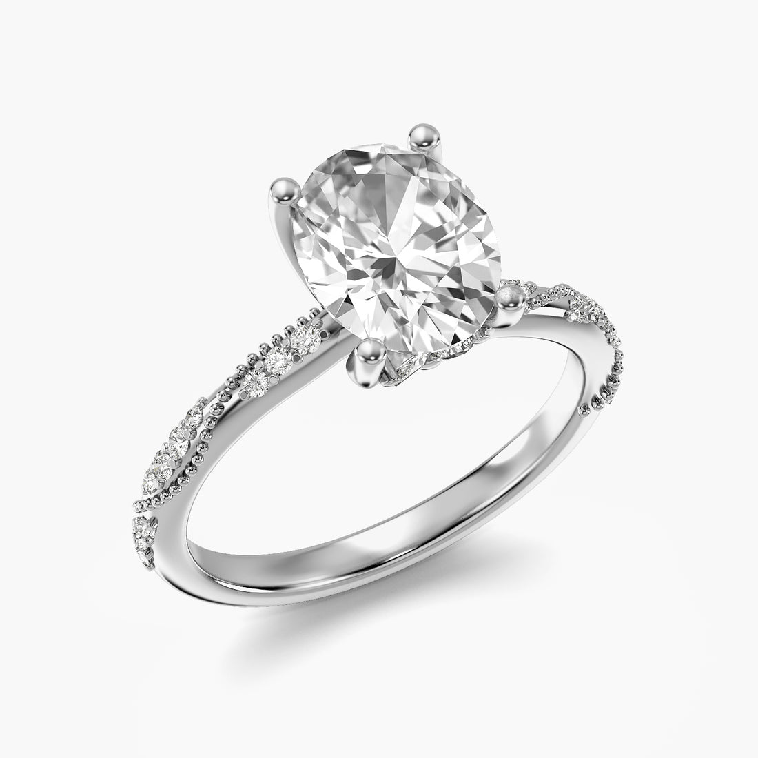 Elara Oval Lab Grown Diamond Ring